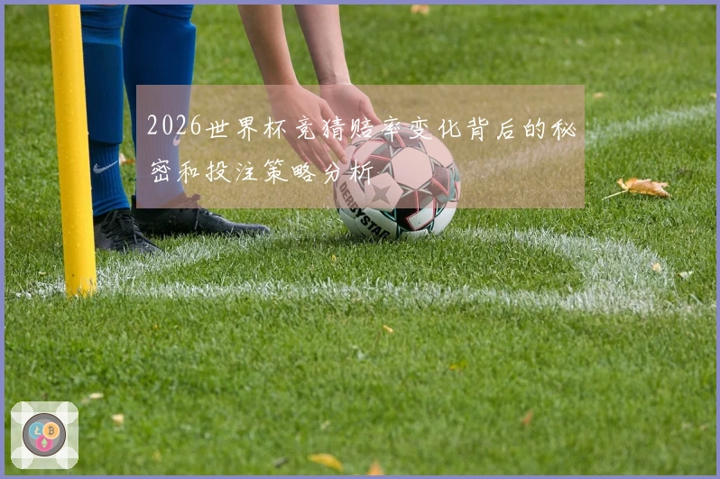 2026世界杯竞猜赔率变化背后的秘密和投注策略分析