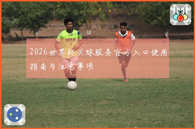 2026世界杯买球服务官方入口使用指南与注意事项
